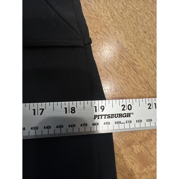 Gabrielle Union NY&Co Womens Black Sheath Dress Flutter Sleeve V Neck Sz S Small - Picture 7 of 12